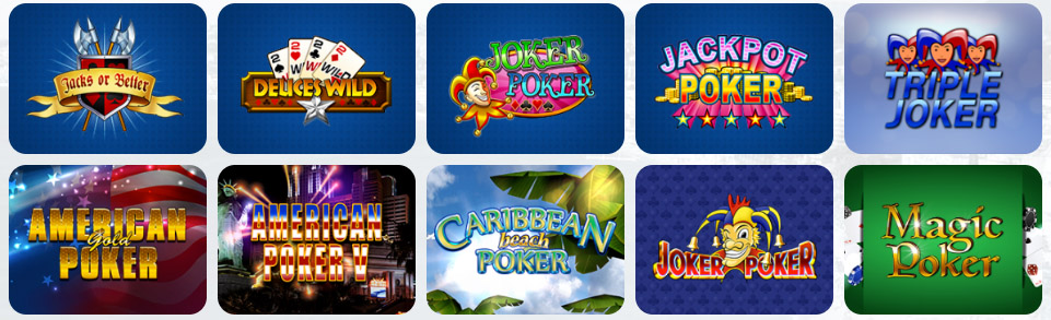 Video Poker EVOLVE CASINO