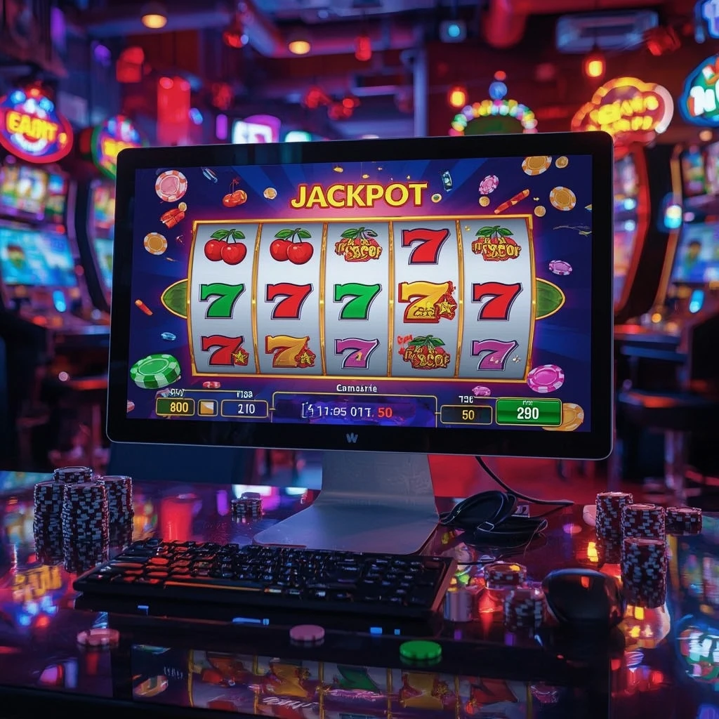slots sur le moniteur Evolve Casino